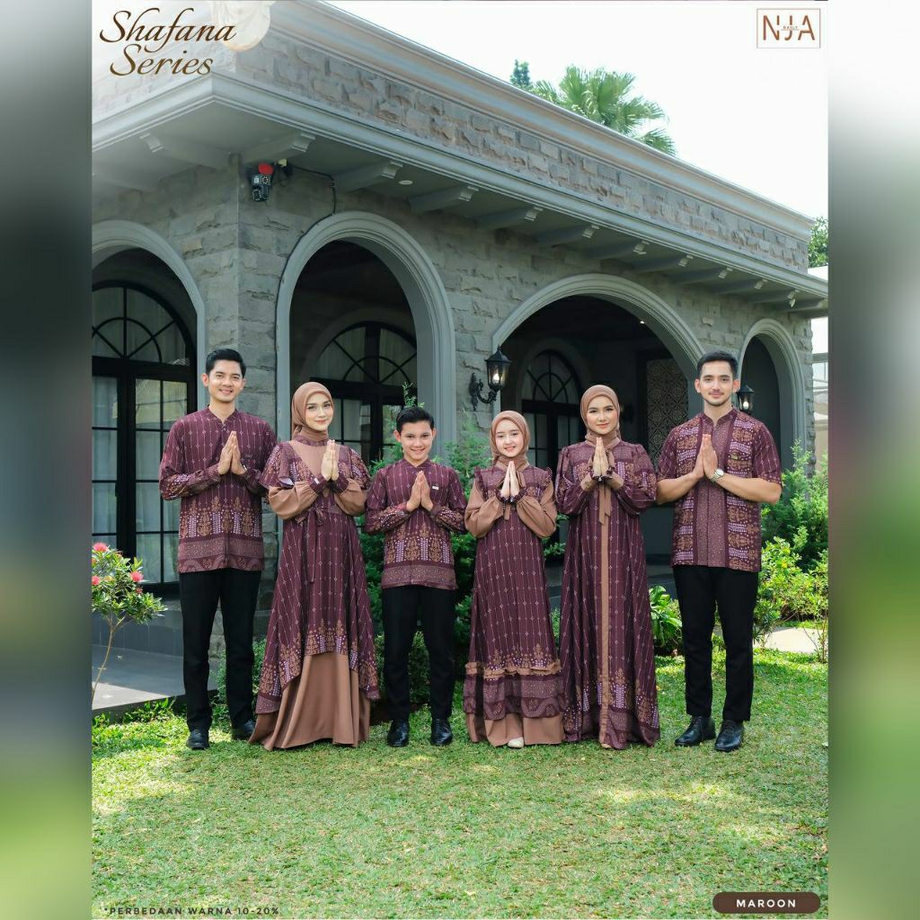 YG (รายการโปรดสําหรับราคา DP) เปิด PO SARIMBIT FAMILY 2026 || SHAFANA โดย NJA || Maroon Maroon