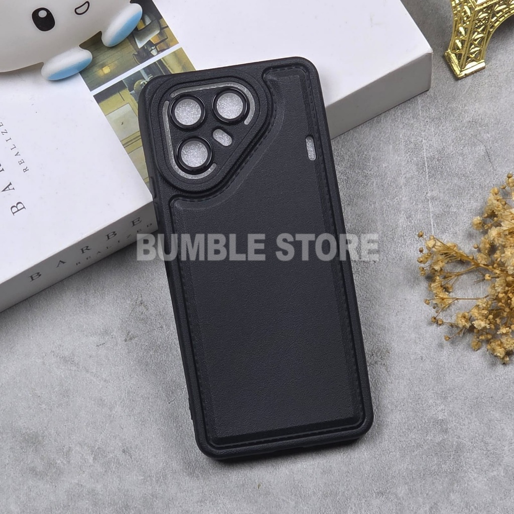 Bumble - เคส Leather Pro Black Softcase Tecno Pova 7 5G Tecno Pova 7 Ultra