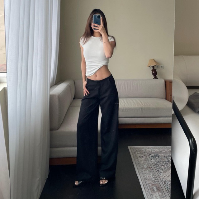 กางเกง Mandy Low Waist - WEAR.THREEK