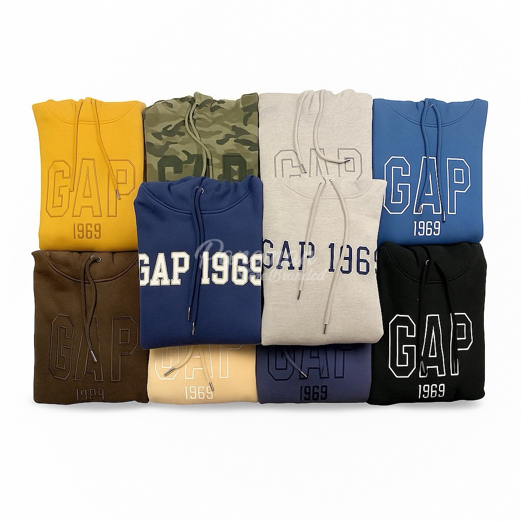GAP PULLOVER HOODIE FLEECE