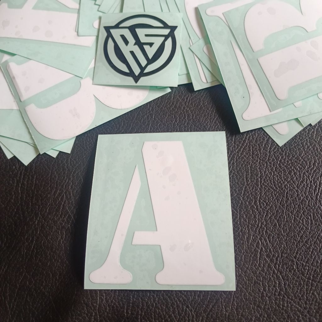 สติกเกอร์ตัด ABCD ALPHABET LETTERS