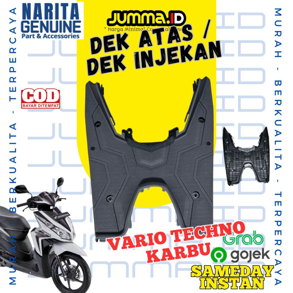 UPPER DECK / INJECTION DECK HONDA VARIE TECHNO 110 คาร์บอน