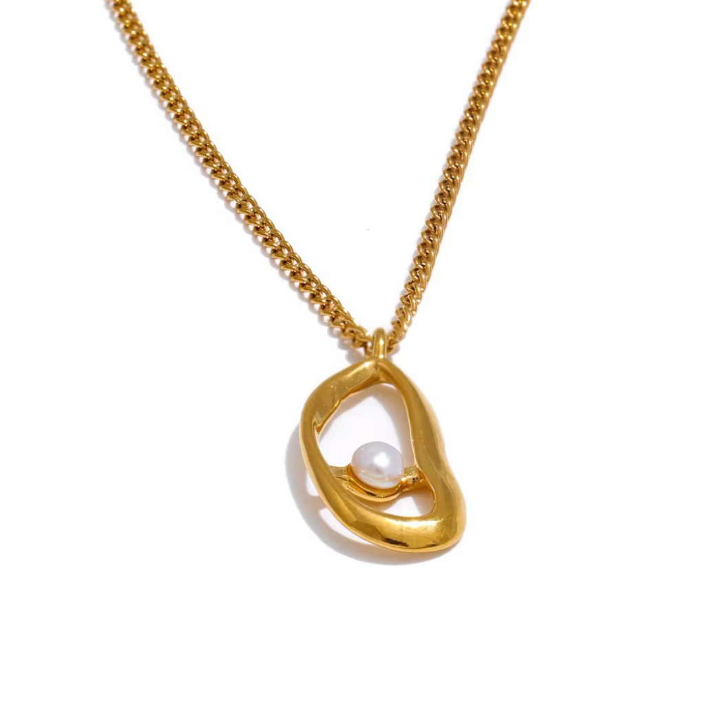 สร้อยคอ Avelisse - สแตนเลส (เคลือบ PVD ทองแท้ 18K)