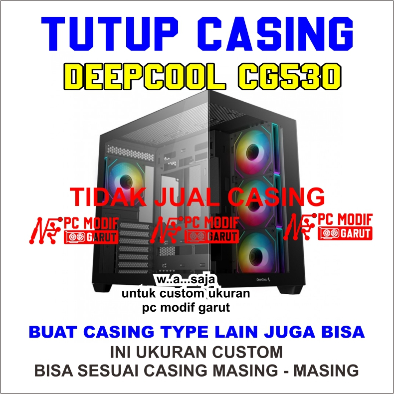 ฝาครอบแผงด้านข้าง PC deepcool CG530 เท่านั้น