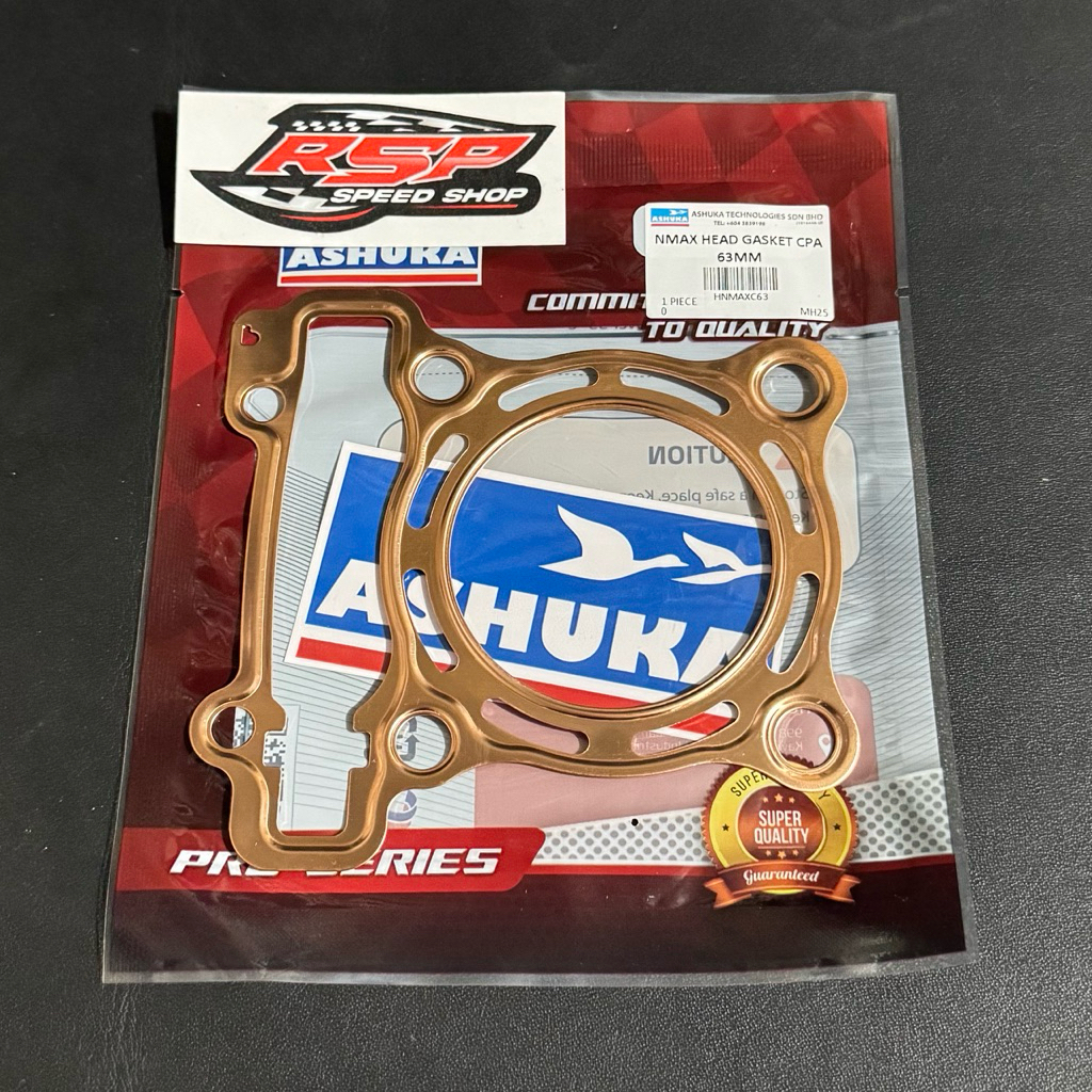 การบรรจุ PAKING BLOCK HEAD COPPER 62 MM AEROX NMAX DIAMETER 62MM ORIGINAL ASHUKA