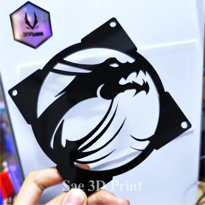 MSI Dragon Center Fan Grill 120 มม. 12 ซม. อุปกรณ์เสริมคอมพิวเตอร์สําหรับเล่นเกมพีซี - A3D