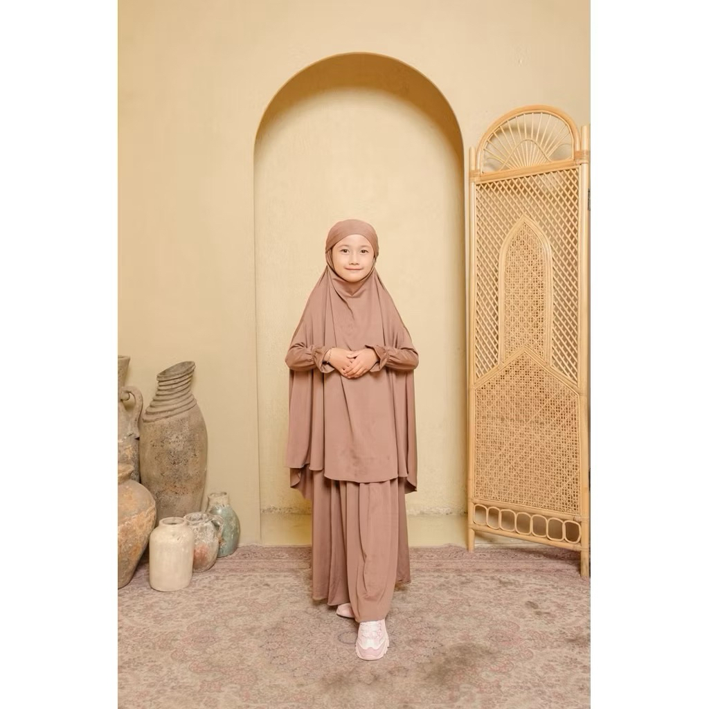 ABAYA FRENCH KHIMAR SERIES SITI PATIMAH / ABAYA UMRAH HAJI / GAMIS SET KHIMAR / ABAYA CADAR