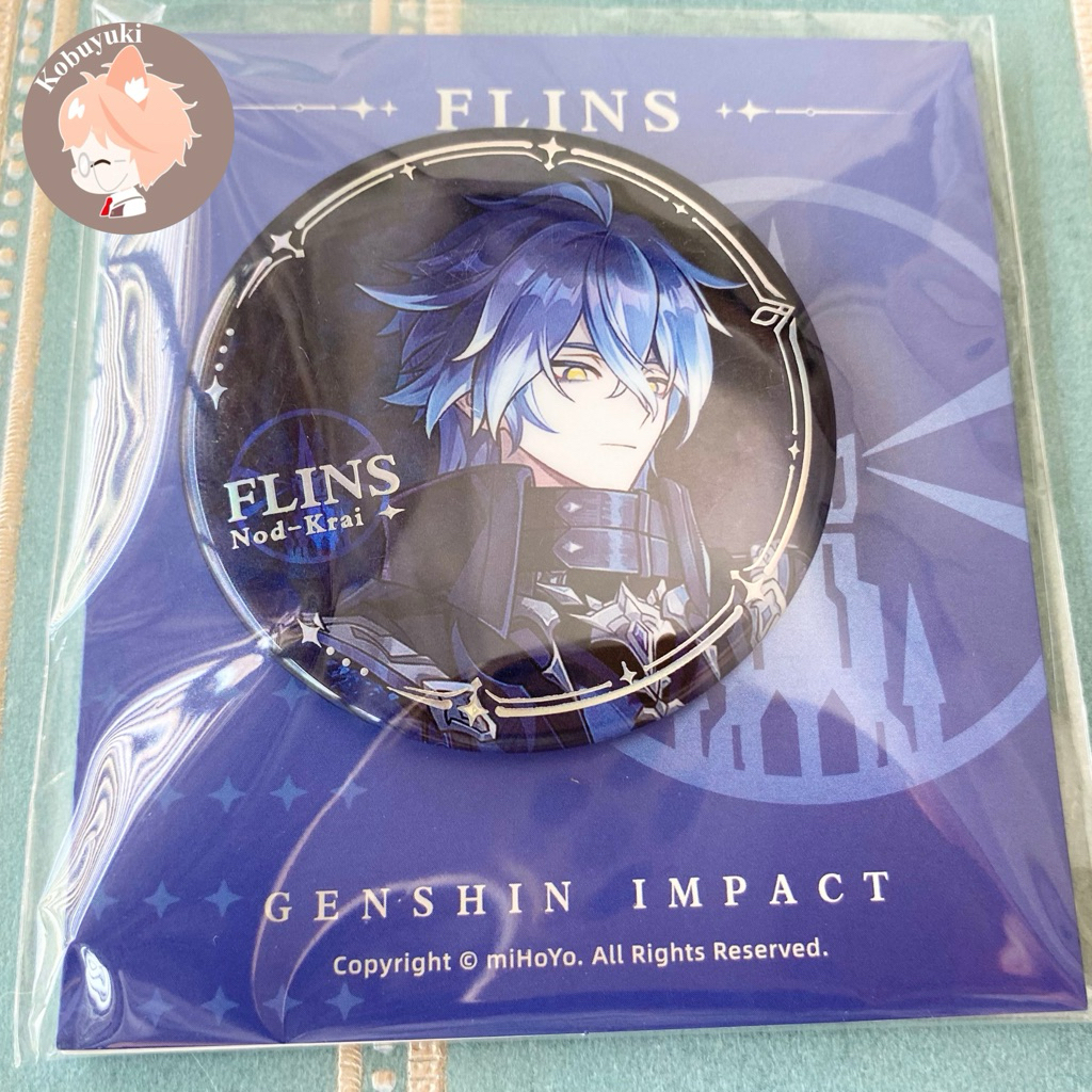 OFFICIAL Flins Nod Krai 58mm Badge pincan genshin impact merch สินค้าเดิม nod-kari รอบ