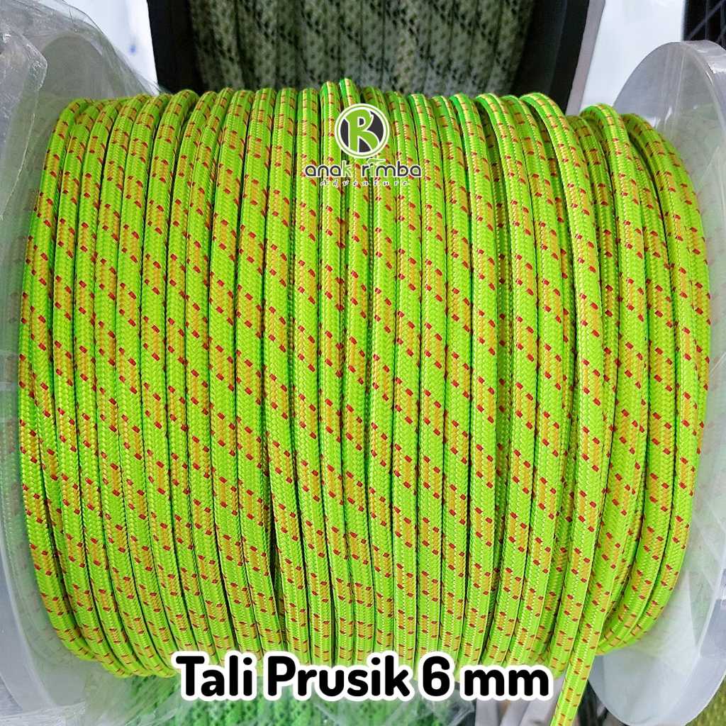 PRUSIK SAFETY 6 MM PRUSIK 6 MM PRUSIK ROPE 6 มม. ต่อมิเตอร์