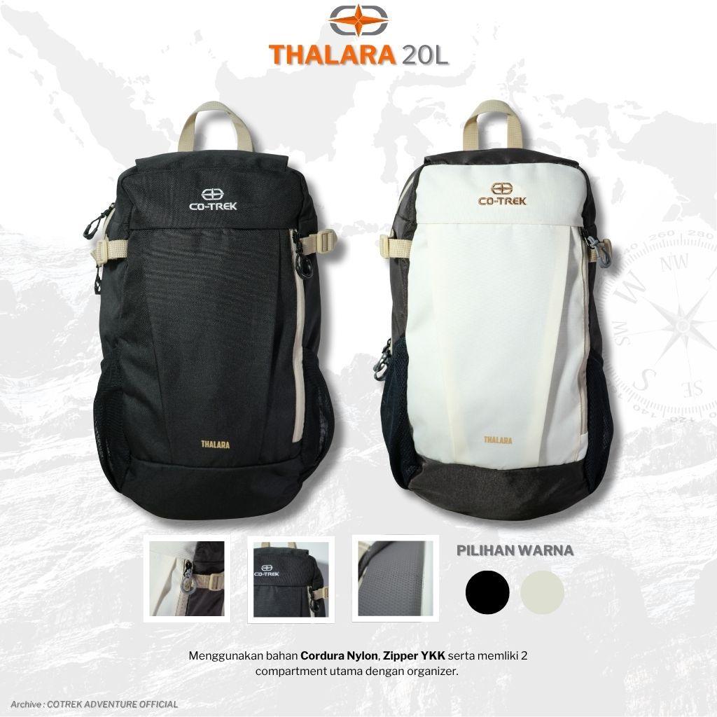 Thalara 20L Daily Outdoor Cotrek Adventure Backpack