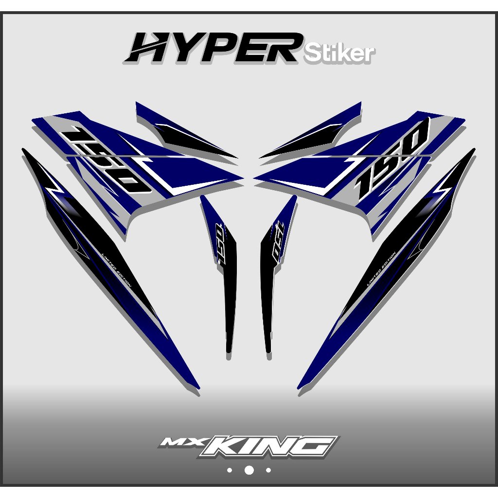 MX KING 150 STRIPING/MX KING VARIATION STICKER/COOL MX KING 150 STRIPING