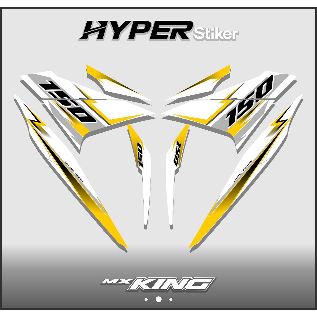 MX KING 150 STRIPING/MX KING STICKER/COOL MX KING 150 แถบรถจักรยานยนต์