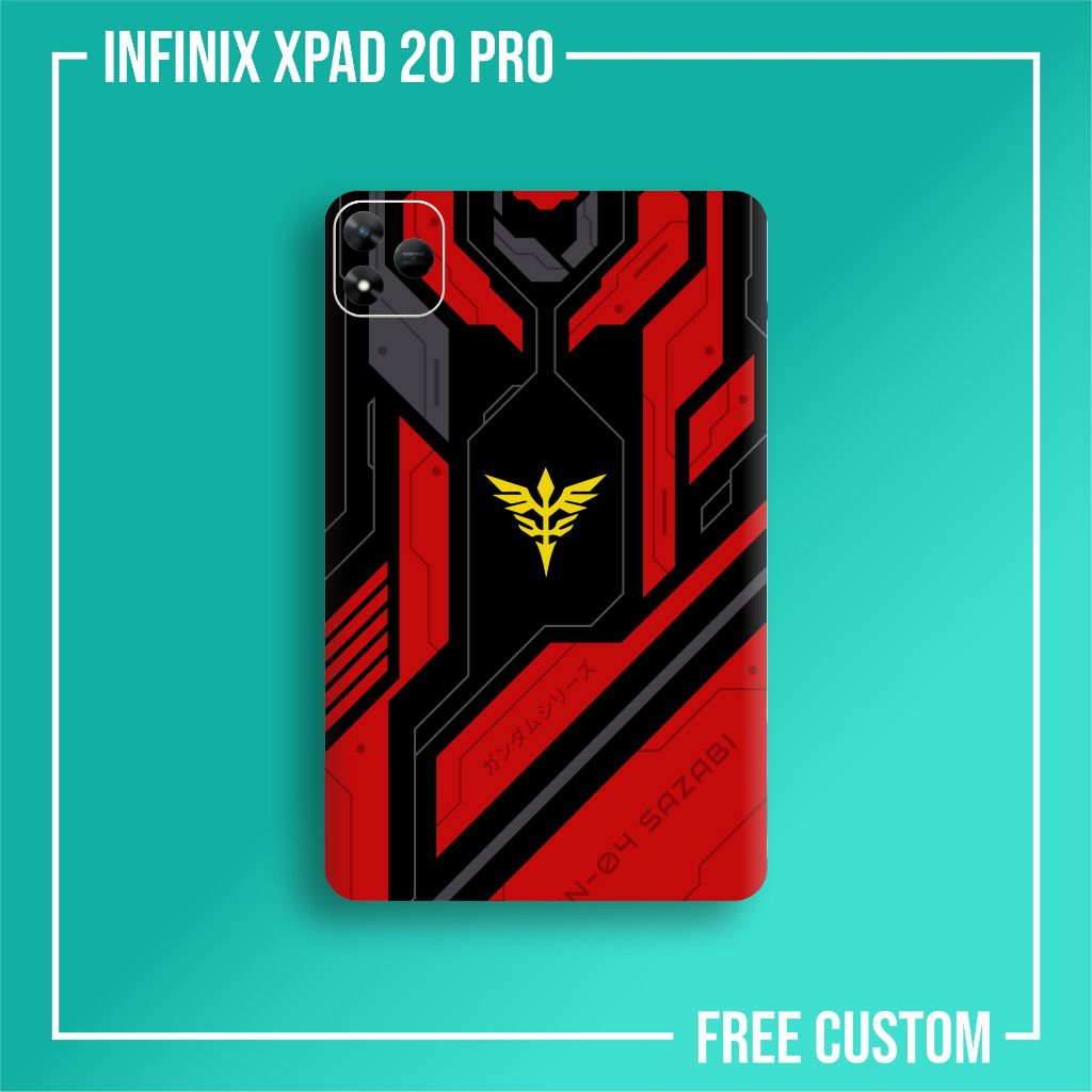 Infinix Xpad 20 Pro Skin Garskin Case Protector Premium - Maxdecal + เคลือบด้าน | ฟรีภาพที่กําหนดเอง