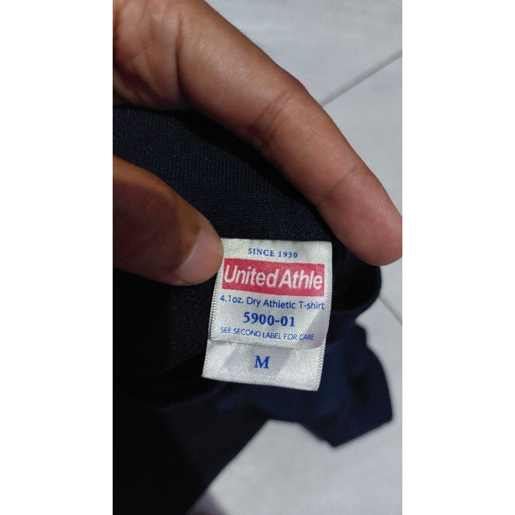 UNITED ATHLE DRY ATHLETIC เสื้อยืด UNITED ATHLE JERSEY POLYESTER MATERIAL JERSEY เสื้อยืด JERSEY
