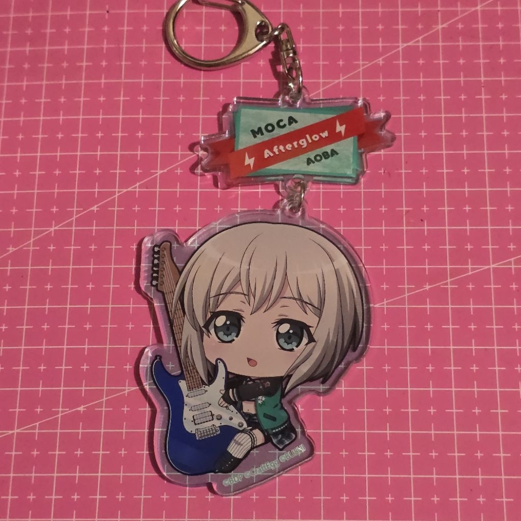 GANTUNGAN Aoba moca afterglow เล็กน้อยลบ bang dream bandori พวงกุญแจอะคริลิคพวงกุญแจอะคริลิคอะคริลิค