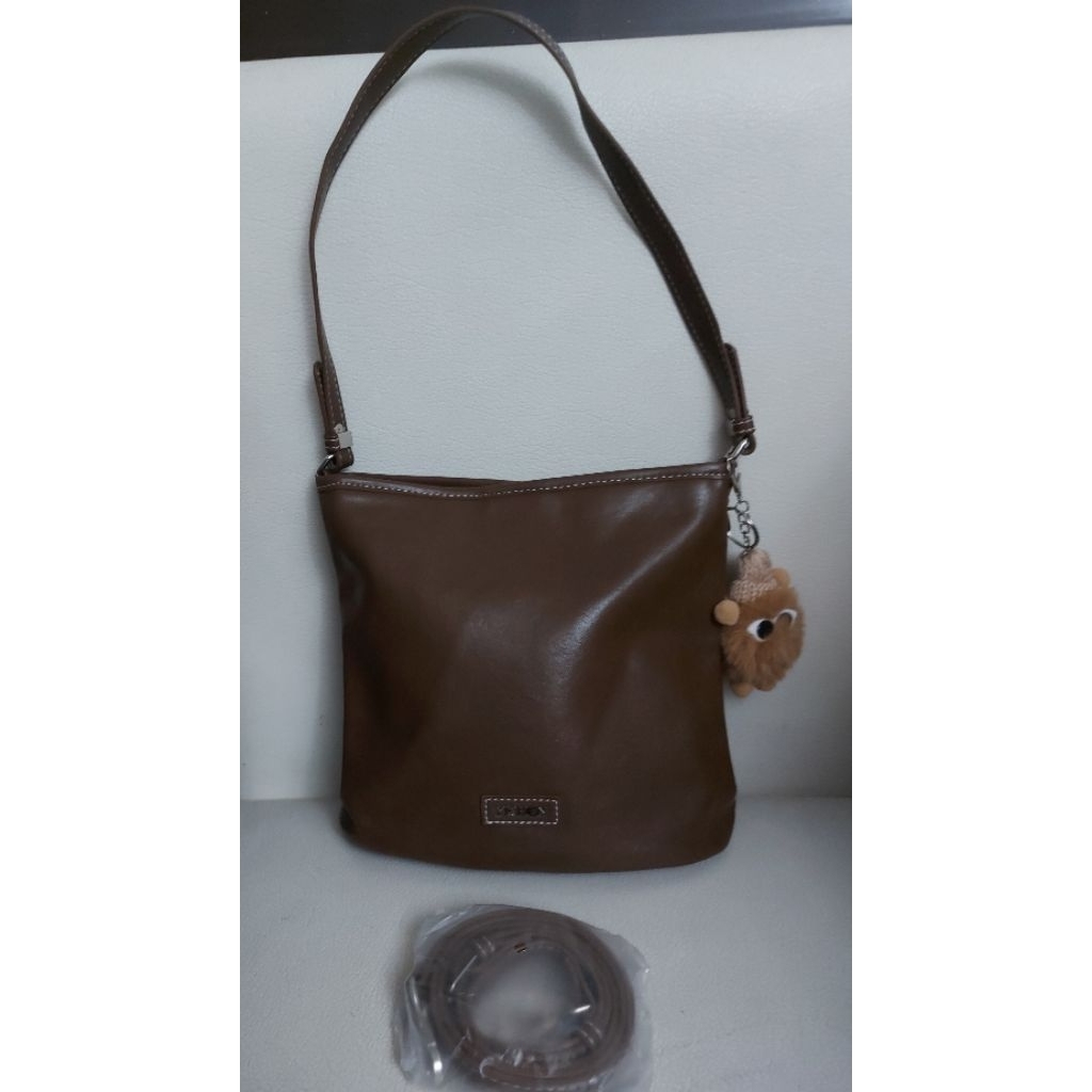 Yichen Bucket กระเป๋าสีน้ําตาล