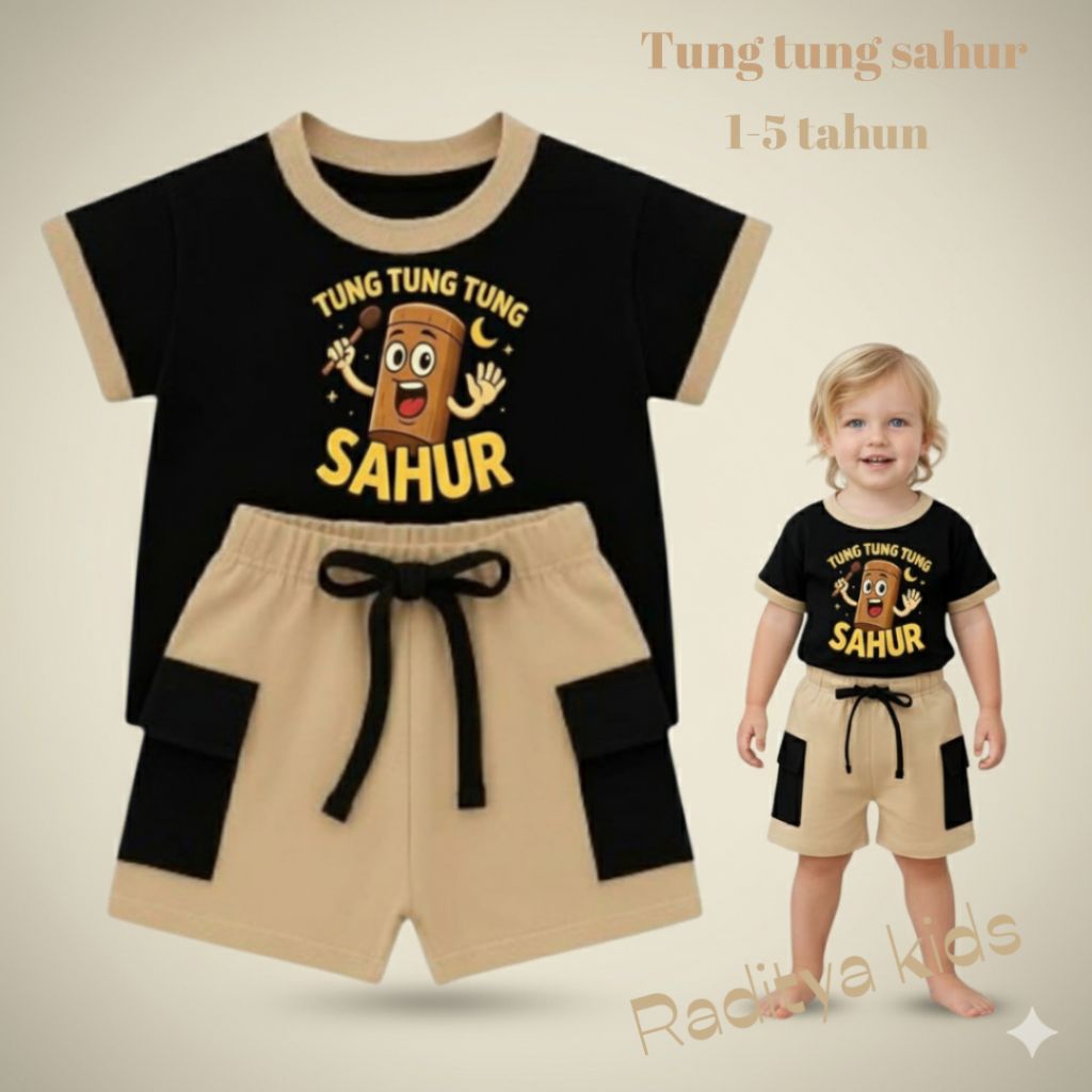ANOMALI BOYS SUITS TUNG TUNG SAHUR AGES 1-5 ปี