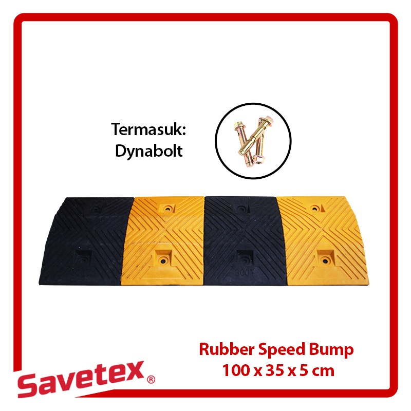 Rubber Speed Bump / Rubber Speed Bump 100 x 35 x 5 cm / Speed Bump