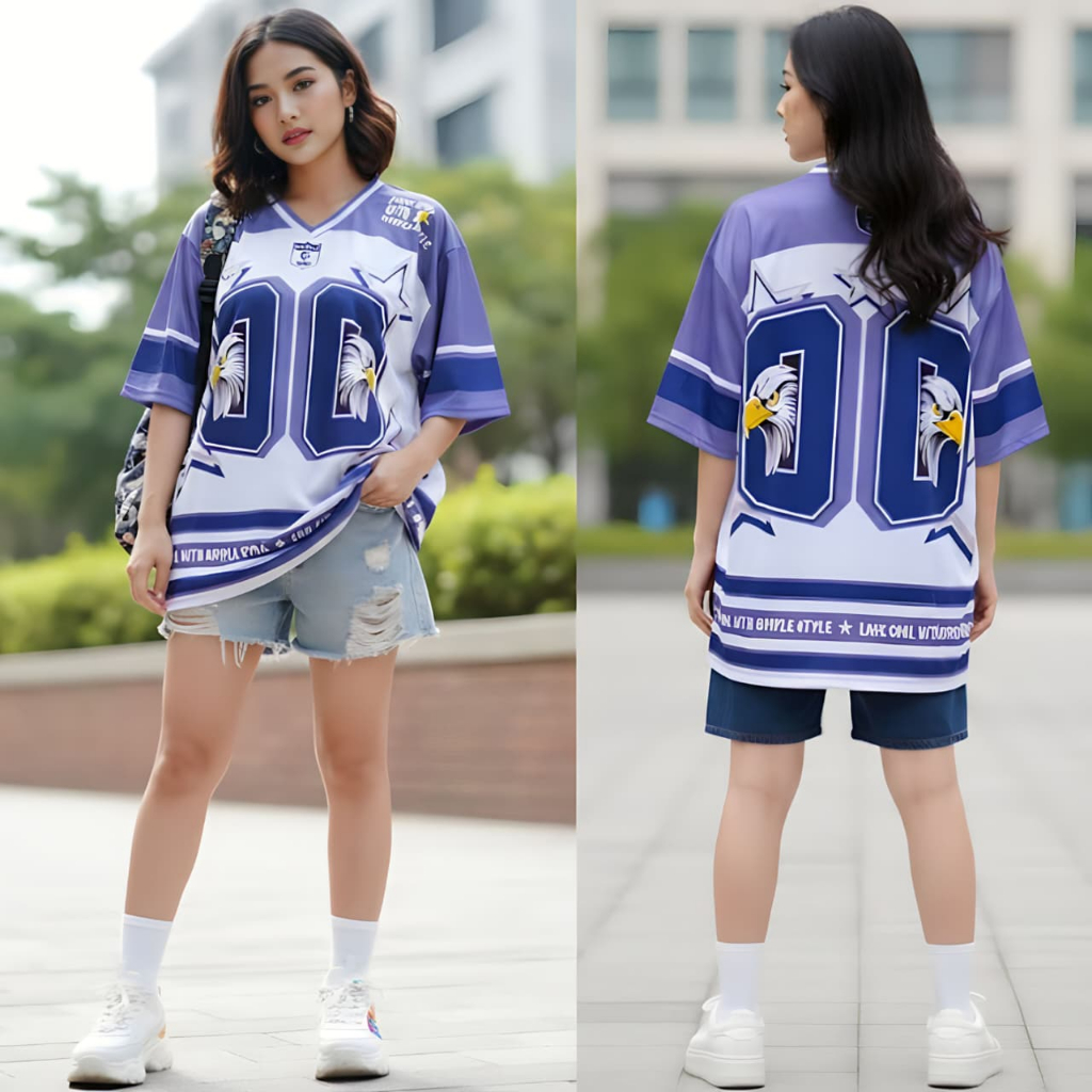 X 00 OVERSIZE MENS & WOMENS BASEBALL เสื้อยืด CHEST CIRCUMFERENCE 120 LENGTH 75 JERSEY MATERIAL