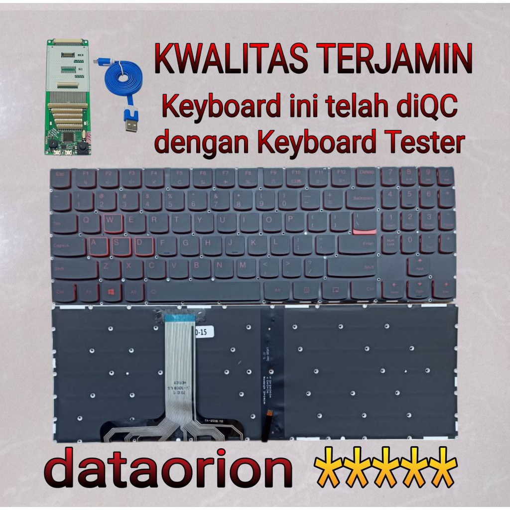 Lenovo Legion Y520-15ikb Y520-15ikbn คีย์บอร์ดแบ็คไลท์