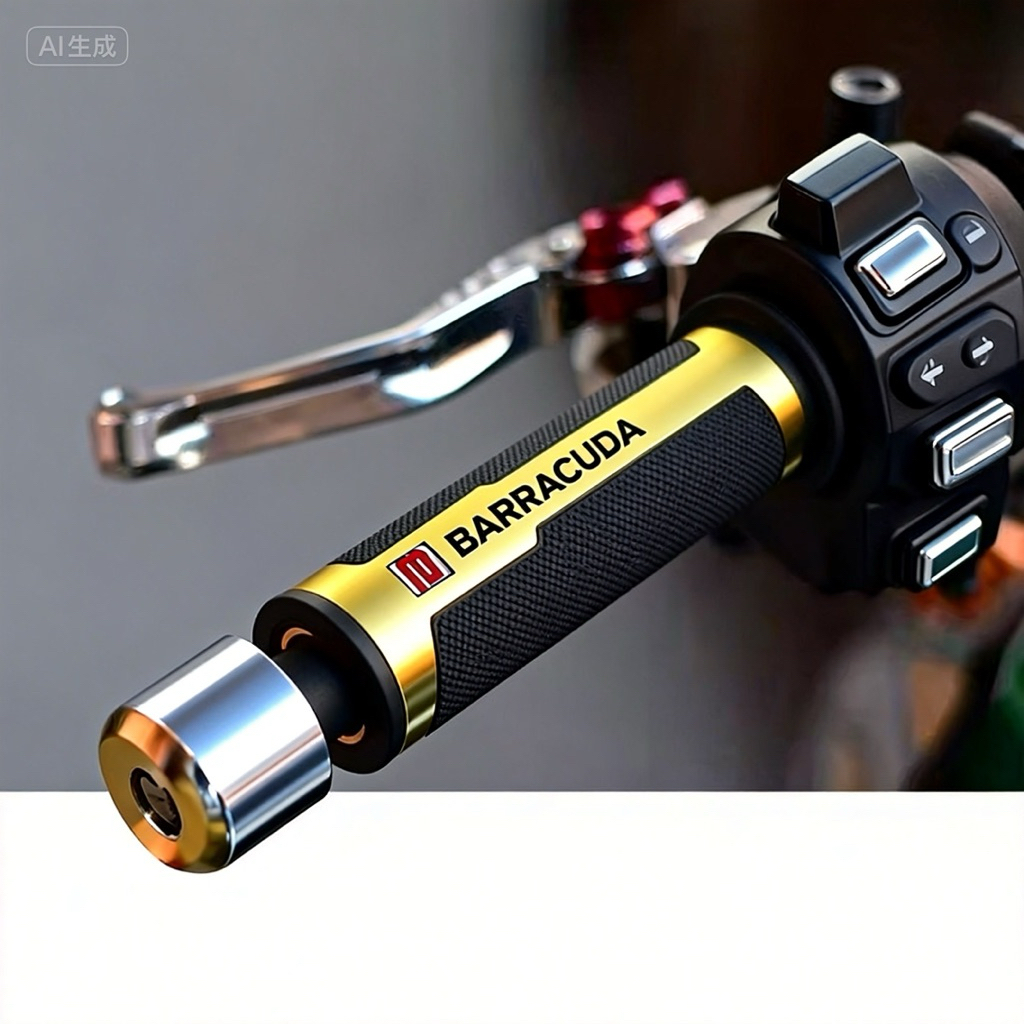 BM Hand Grip Motor BARRACUDA B626 Aluminium Rubber Plus CNC Jalu