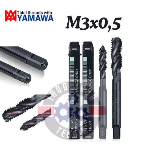 MESIN Yamawa SP P2 Tap Machine M3x0.5 เกลียวใหม่ Hand Tap Yamawa เกลียว M3 0.5 SP OX P2 ใหม่เดิม