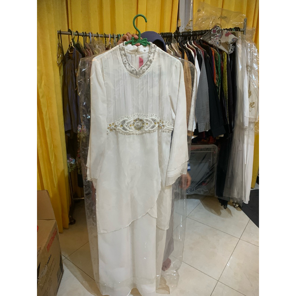 KARINA WHITE BW SEQUIN DRESS