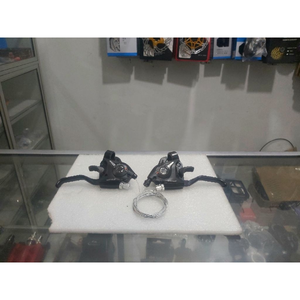 SHIFTER 3 X 7 SPEED PLUS UNICYCLE เบรคมือจับ MTB BIKE