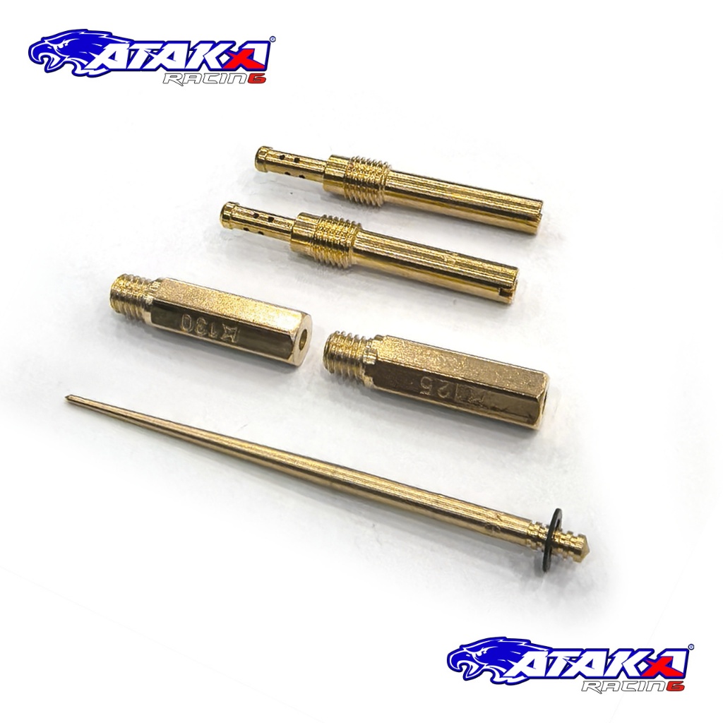 ATAKA RACING SPUYER คาร์บอน PJ PILOT JET / MJ MAINJET PNP ATAKA คาร์บอน PWK 24 26 28 30 32 34 36 38 