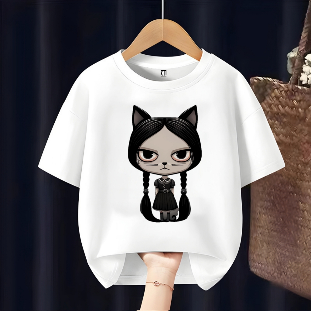 เสื้อยืด WEDNESDAY ADIMS CHILDRENS FREE CUSTOM NAME