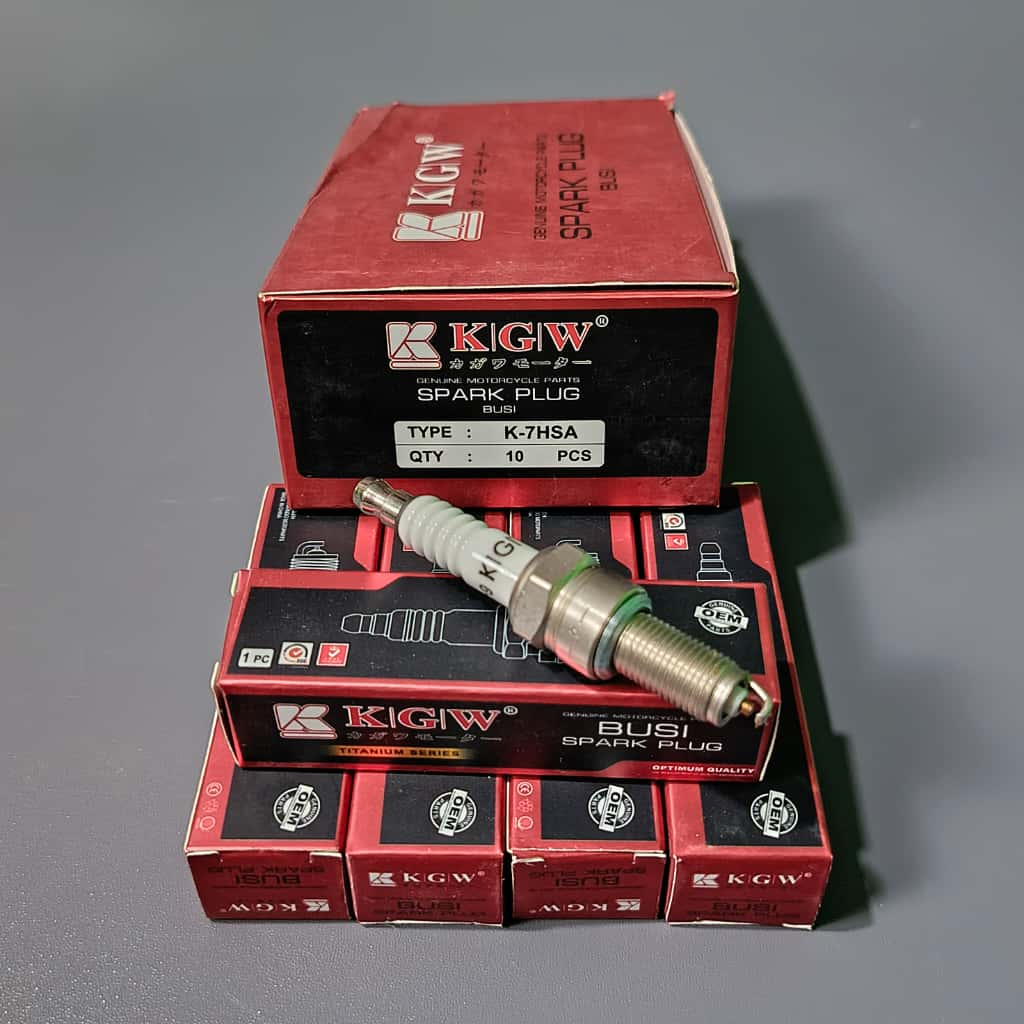 WHOLESALE 5 ชิ้น Kagawa ประเภท K-7HSA C7HSA หัวเทียนสําหรับ Mio - Grand - Jupiter - F1zr Original KG