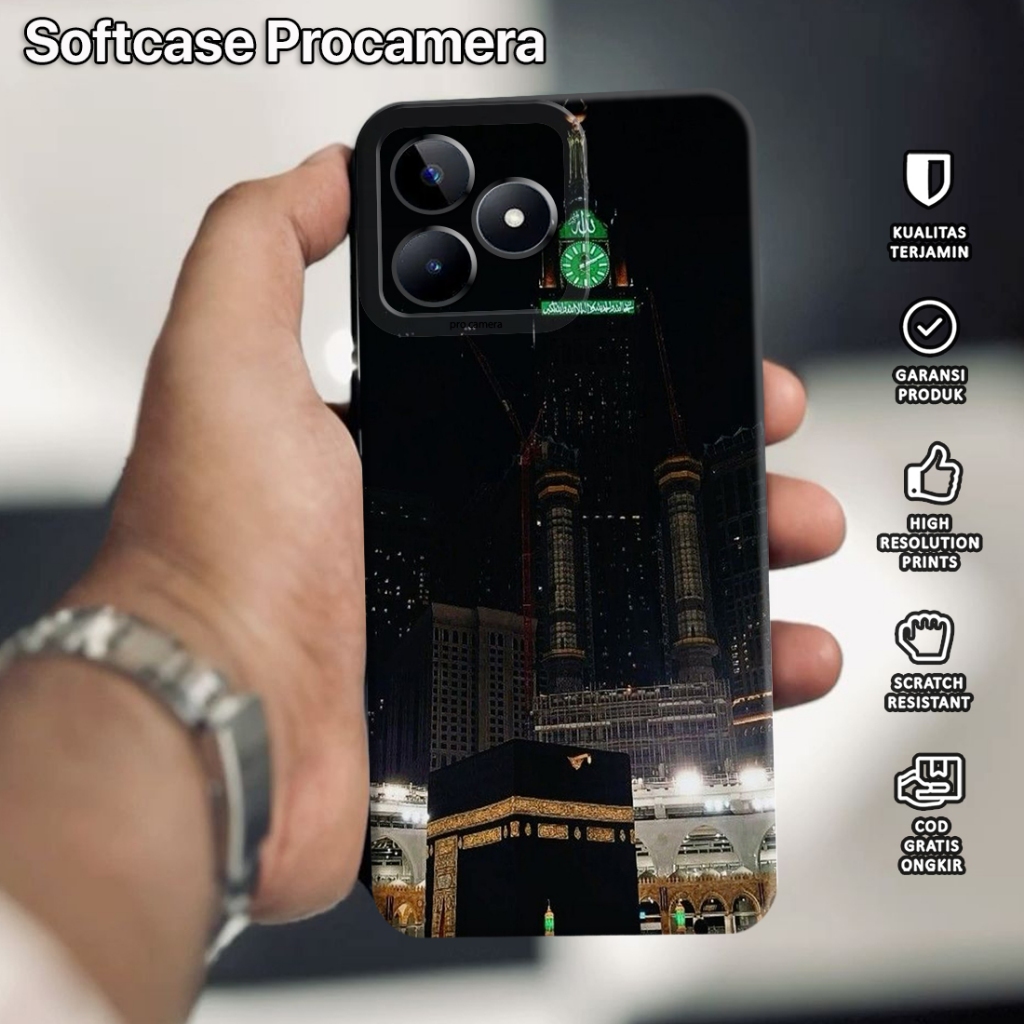 [ DK7 ] เคส Hp สําหรับ REALME C61 C63 Fashion Casing Softcase ล่าสุด 2025 - Macaron Protect Camera K