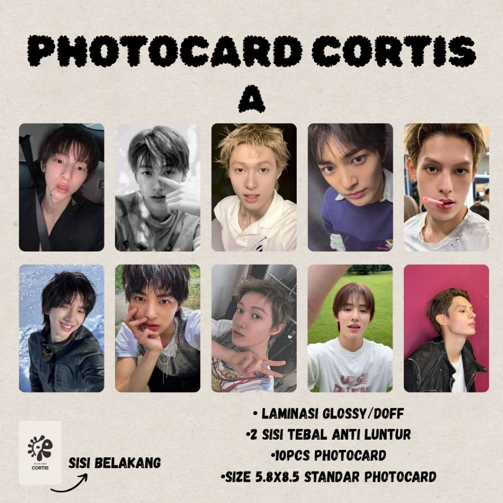 CORTIS Premium Photocard พร้อมเคลือบมัน 2 ด้าน