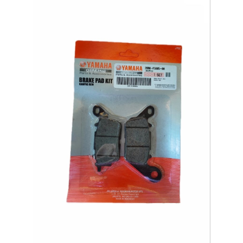 ผ้าเบรคหน้าสําหรับ Mio m3 Mio GT soul Yamaha Original ชุดผ้าเบรค 2BM-F5805-00