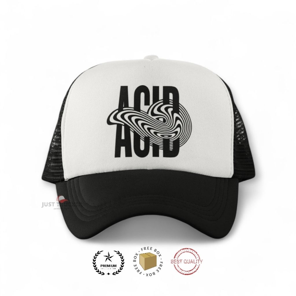 Jt jt jt | หมวก Trucker ตาข่ายระดับพรีเมียม | ACID ACID ACID ACID ACID ACID ACID ACID ACID ACID ACID