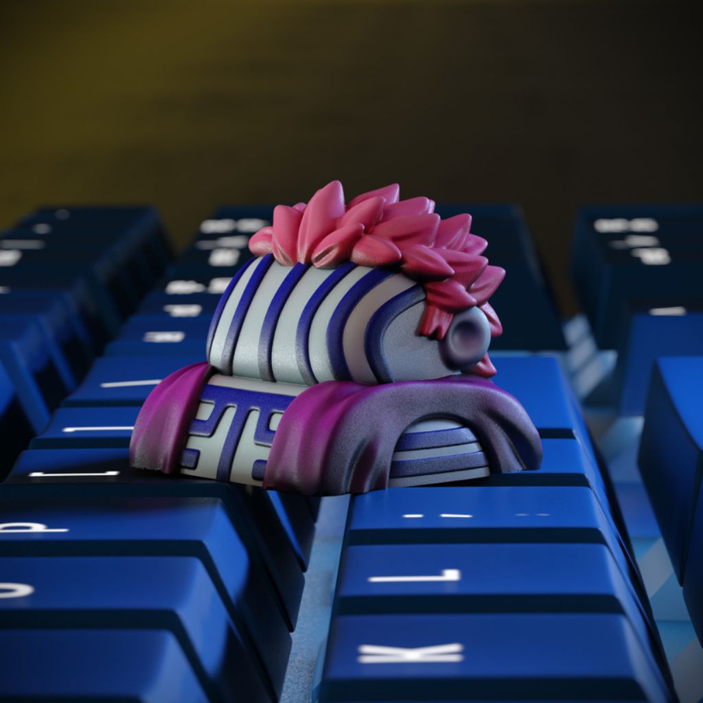 ปุ่มกดแบบกําหนดเอง Akaza – Demon Slayer Edition