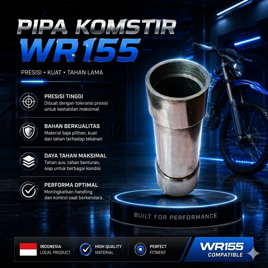 WR155 อุปกรณ์ท่อบ้านพวงมาลัย Part WR 155 ยาว 18 cm