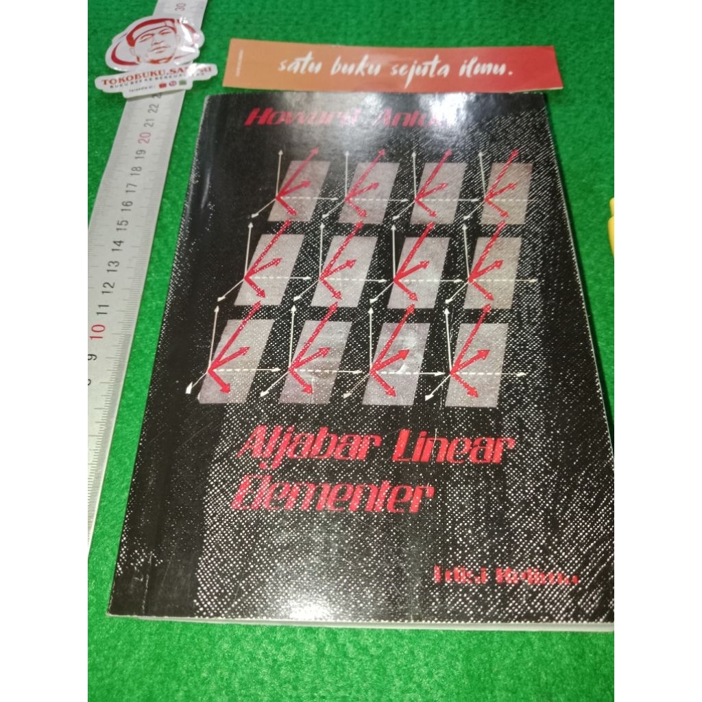 หนังสือองค์ประกอบเชิงเส้น Aljabar โดย Howard Anton