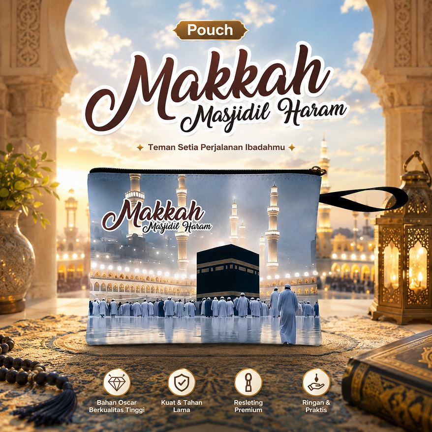 ใหม่ SOUVENIR POUCH/HAJI WALLET SOUVENIR BY HAJI UMROH เรียบหรู