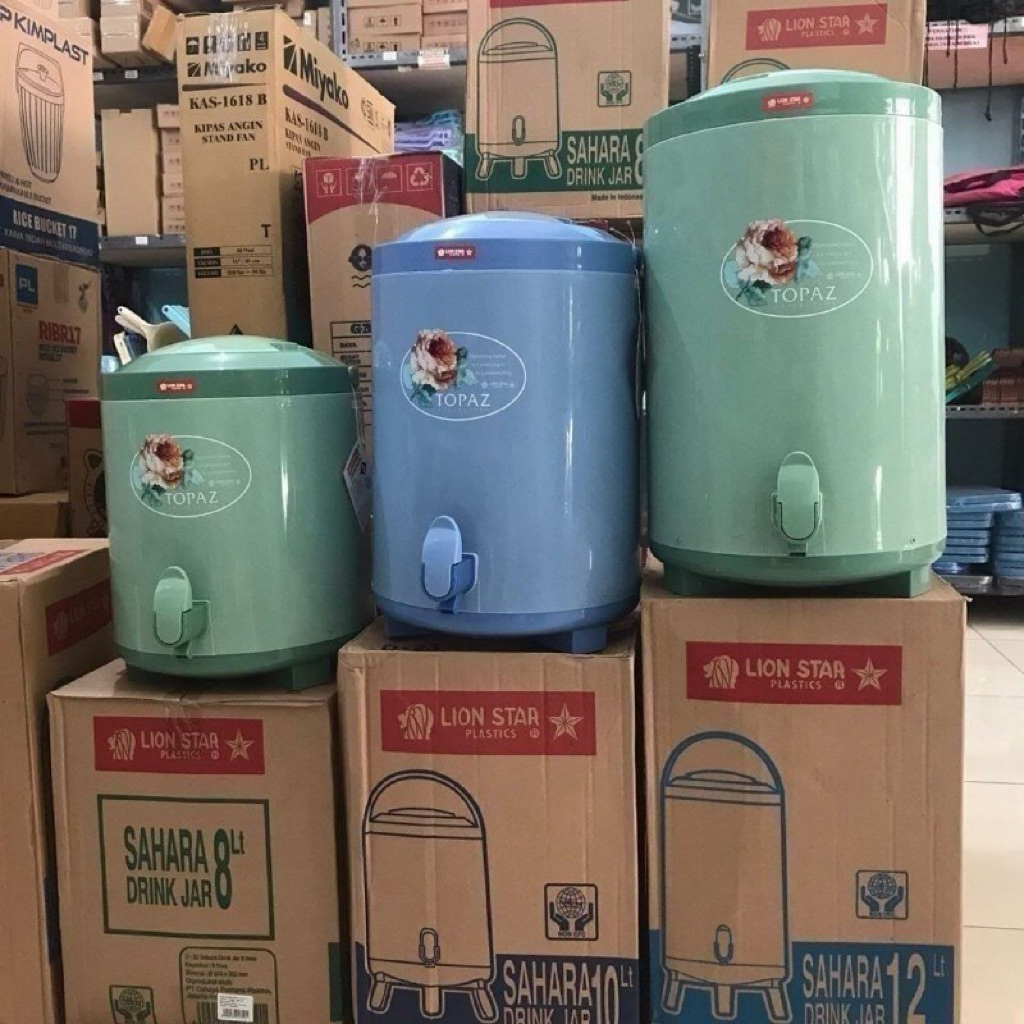 โถเครื่องดื่ม Lion Star Sahara Lion Star 3L 4L 6L 8L 10L 12L เครื่องจ่ายน้ําดื่ม