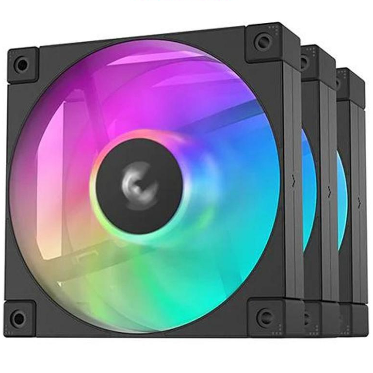 DEEPCOOL FAN CASE FD12 V2 3IN1 FD12 ARGB V2 - สีดํา