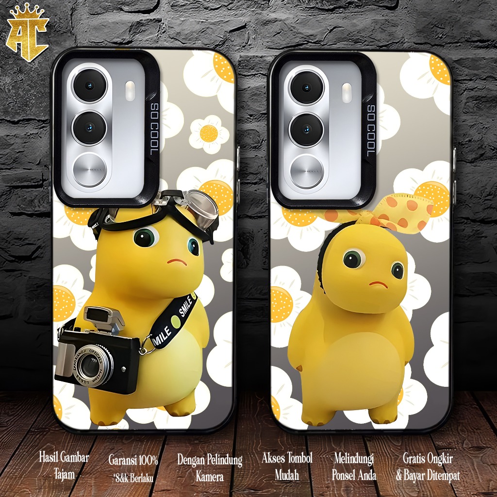 REALME C100 Softcase Premium Matte Hard Case - So Cool IMD Case - เคสโฮโลแกรมเคลือบเงาพร้อม NAILONG 