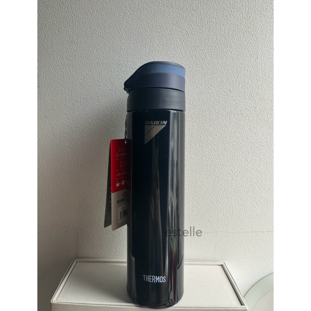 (NEW W/ TAG) Thermos Tumbler One Push Ultra Light - สีดํา 450ml (JNS-450-BK) / TUMBLER DRINKING BOTT