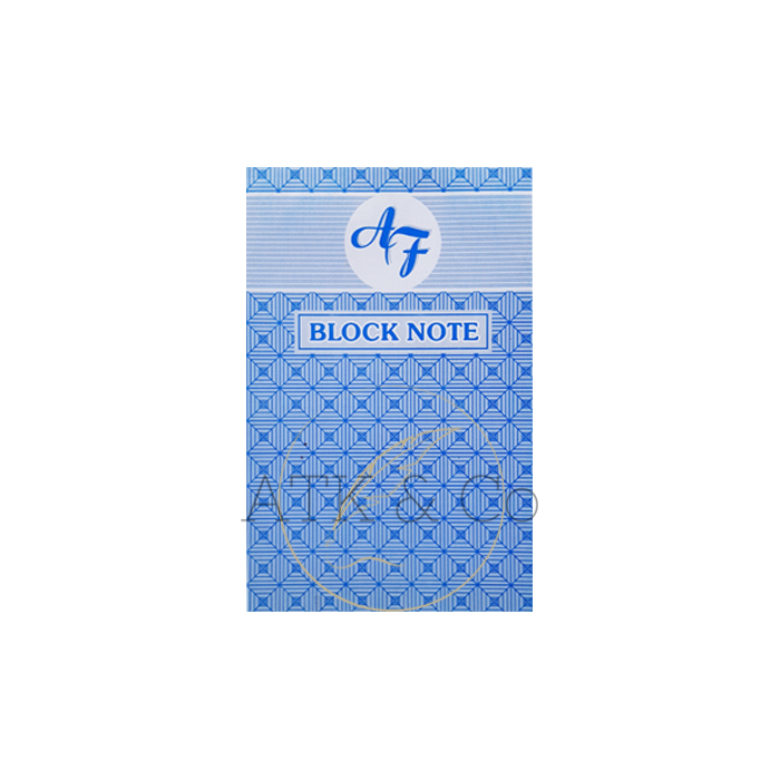 Block Note A5 Plain AF - Writing Pad Meeting Event Writing Book