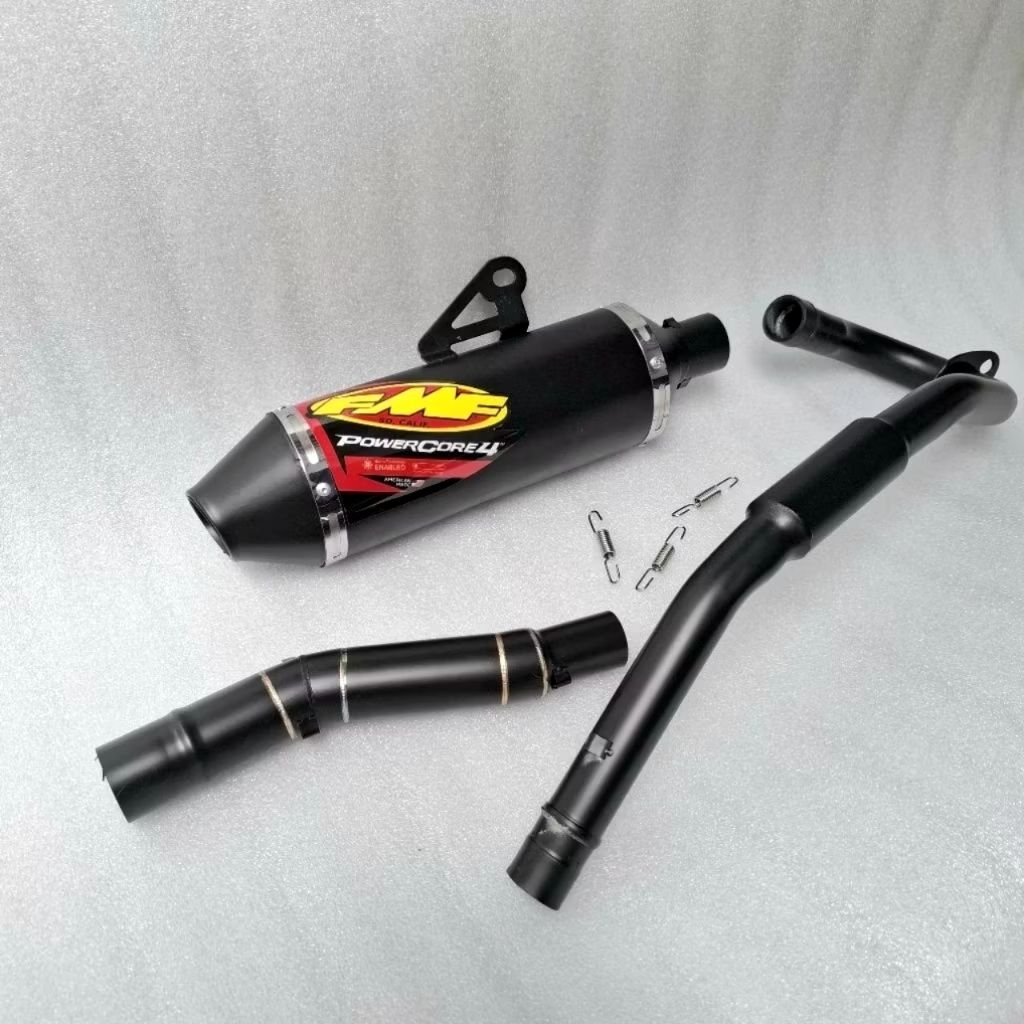 Fmf Powercore4 Black series 1 ชุดสําหรับ Msx125, Ksr110, Klx150, Crf150, Dtracker, Wr155, Xr150, Xtz125/150 38 มม. คุณภาพสูง