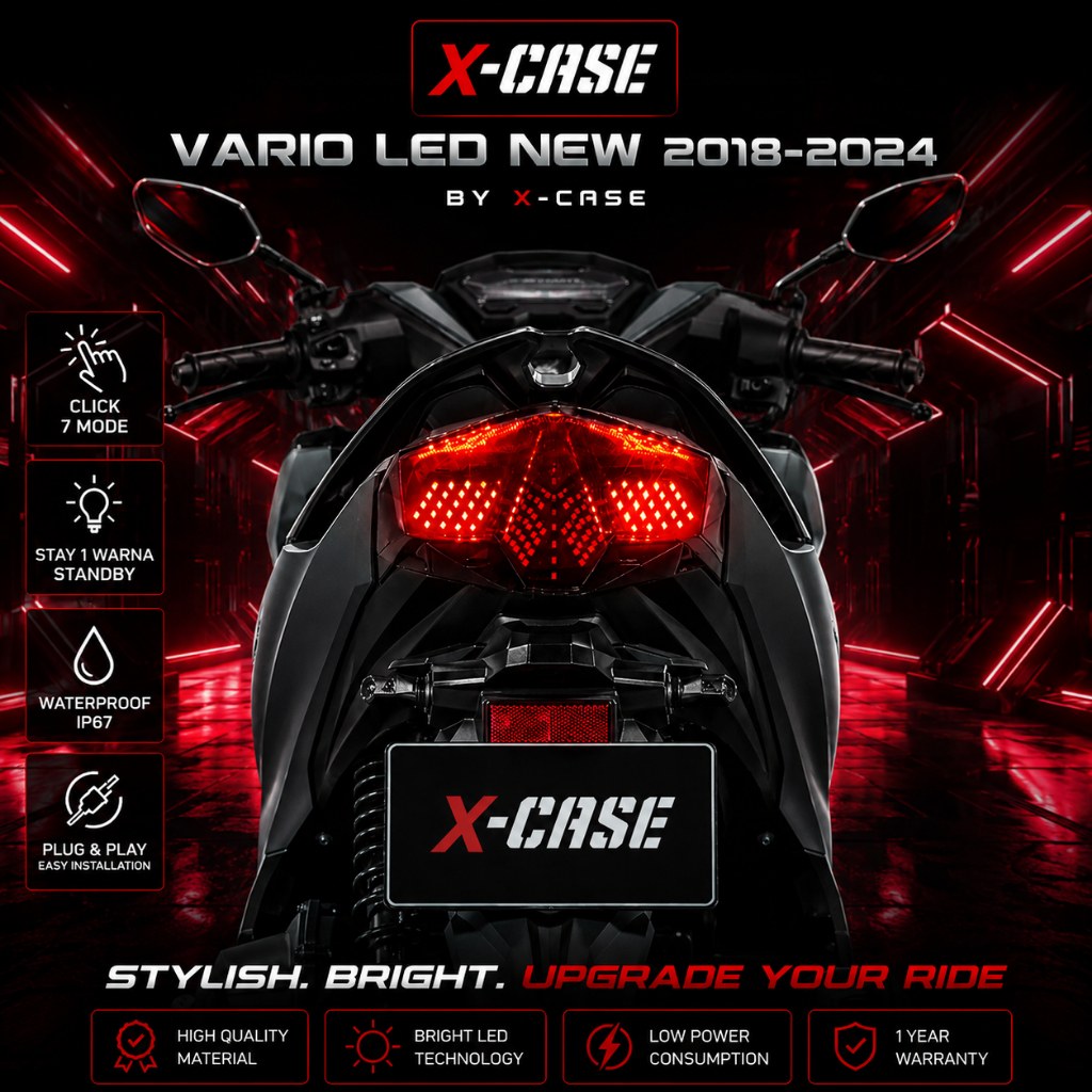 X-Case Stop Lamp Led Vario 125 150 ใหม่ 2018-2020 LED หยุดด้านหลัง Vario ใหม่วิ่ง WD 108