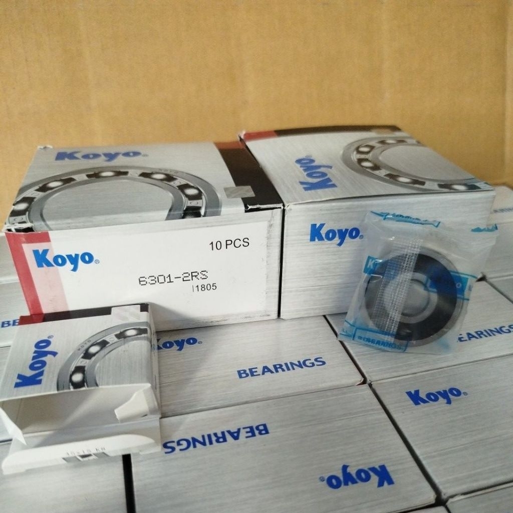 แบริ่ง 10 ชิ้น KOYO 6301_2RS