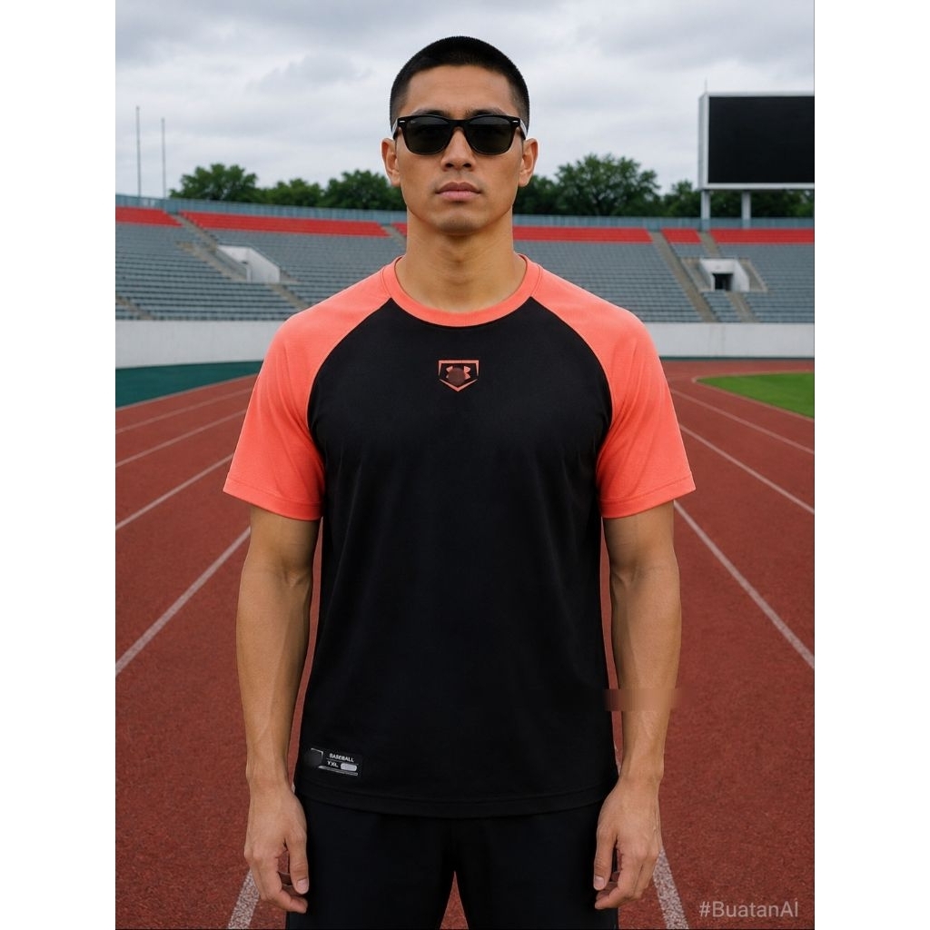 (ไซส์ยิ้ม) UND*R ARM*UR เสื้อเบสบอล 0R1 ไซส์ S over (P59 x L52)