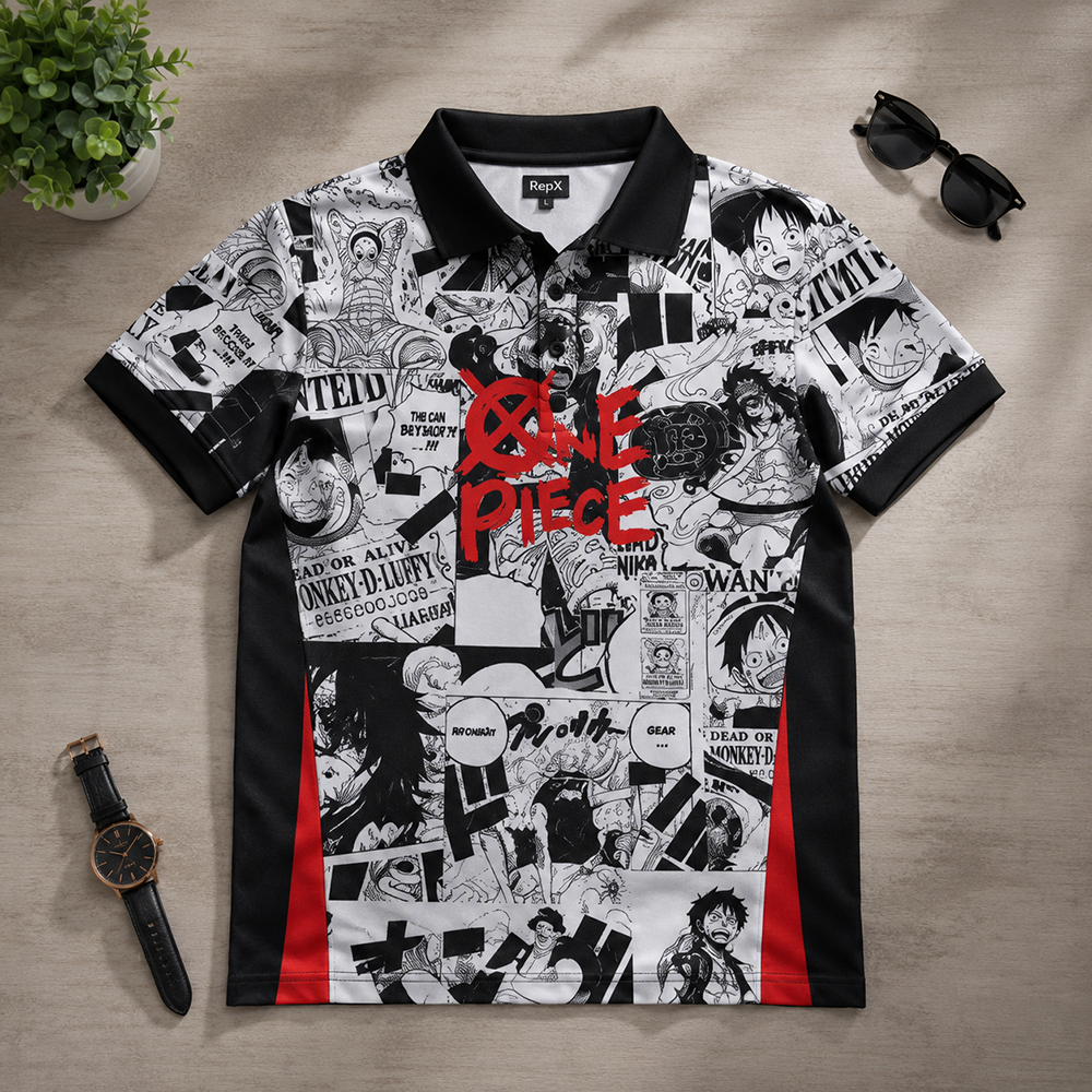 RepX Over Size Premium Polo Jersey พร้อมวัสดุ Dryfit คุณภาพสูง - ชิ้นเดียว