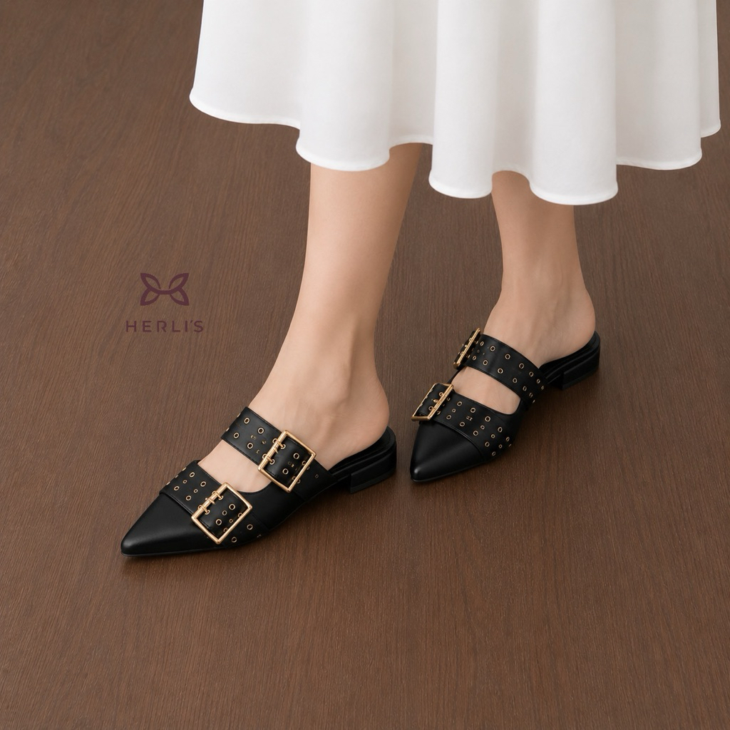 HERLI NGYS SERENA HEELS WOMEN รองเท้าส้นสูงผู้หญิงทันสมัย รองเท้าส้นสูงผู้หญิงร่วมสมัย
